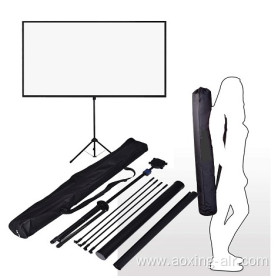 60inch portable standard tripod mobile projector screen